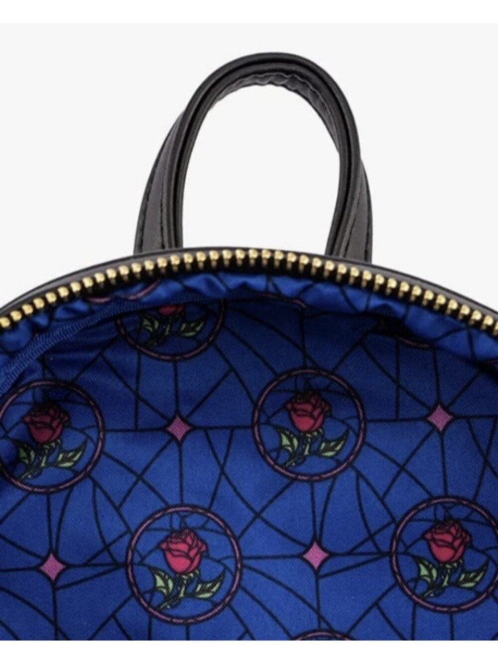 Loungefly Beauty and the Beast Belle Castle Mini Colorful Scene Backpack NWT - Picture 5 of 11